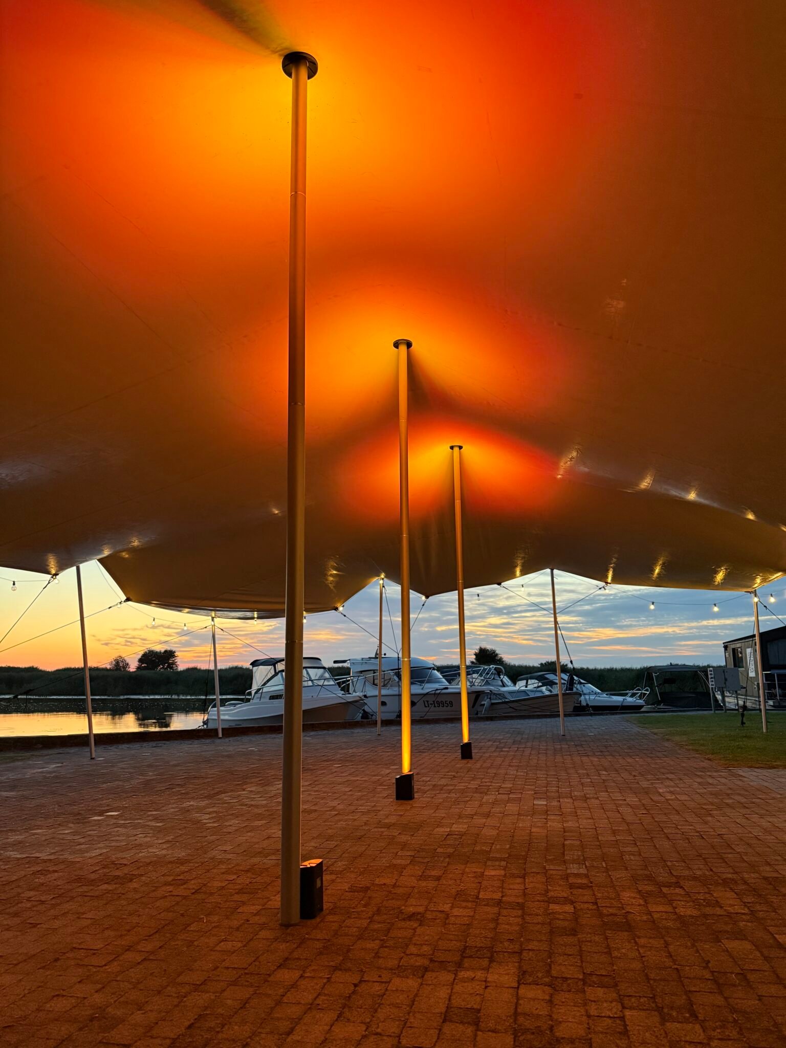 150 kv m ploto palapinės nuoma 30–100 svečių šventei